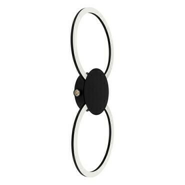 Stropní svítidlo VENTICELLO 1 černá 660×300 mm 20W|0,91W EGLO