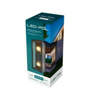 Fasádní a zahradní LED svítidlo LED-POL Nyx 2 E27