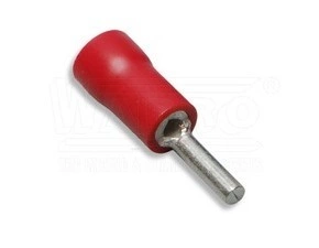 wpr8833 KOI-1.5-12 lisovací kolík s izolací PVC, 0,5 - 1,5 mm2, d. kolíku: 12,5 mm, červená