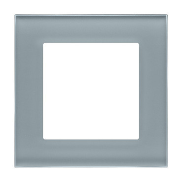SIMON TRN1/176 Rámeček 1 násobný, skleněný bílá