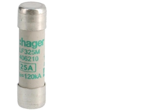HAG LF325M Pojistka válcová, velikost 10x38, 25A aM, 400V AC
