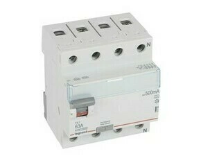 Chránič čtyřpolový LEGRAND 411796 TX3 CHRÁN. 4P 63A 500MA A