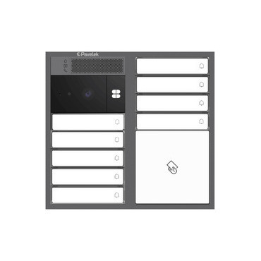 DV SYSTEM: 6 až 9 tlačítek + KAMERA + BOD Lite: čtečka RFID čipů MIFARE 13,56MHz (2M+2M) - Na zeď