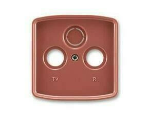 Kryt zásuvky ABB Tango 5011A-A00300 R2, vřesová červená, televizní, rozhlasové (a satelitní)