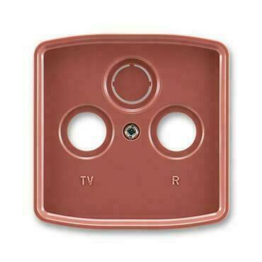Kryt zásuvky ABB Tango 5011A-A00300 R2, vřesová červená, televizní, rozhlasové (a satelitní)
