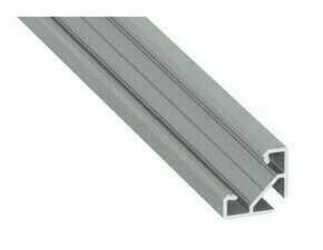 LED profil GREENLUX AL-PROFIL AJAR SILVER ANODIZED 1M (10-1384-10)