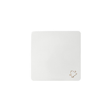 SIMON 82 82017-30 Kryt jednoduchý s piktogramem „zvonek”, bílý