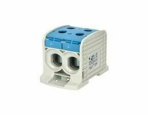 EL 1006046 Svorka univerzální RKA 185 DN, 353A, 1pól. (4x vstup), AL/CU, modrá, na DIN/na panel (bal