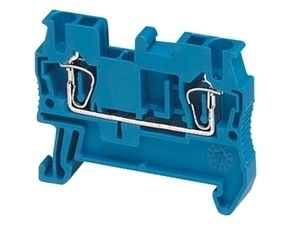 SCHN NSYTRR22BL Pružinová svorka, 2 body, 2,5mm2 modrá (obj. mn. 50ks)