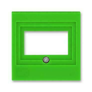 Kryt zásuvky ABB Levit 5014H-A00040 67, zelená, repro., komunikační přímé nebo přístroje USB