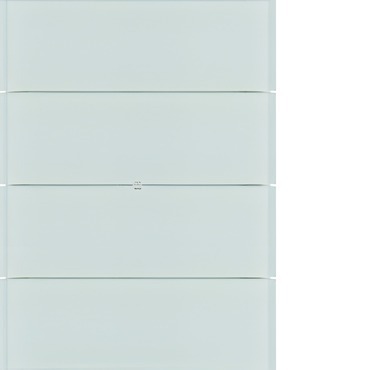 HAG 75164090 Senzor, tlačítkový, 4-násobný, B.IQ, sklo, bílá