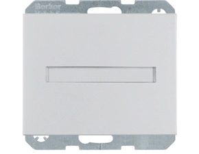 HAG 47527203 Zásuvka, SCHUKO s víčkem, 16 A, 250 V~ s popis. polem, bezšroub. svorky, Berker K.5, Al