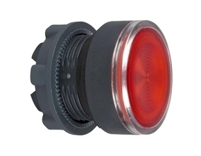 SCHN ZB5AW343S Ovládací hlavice stiskací prosvětlená s rýhovanou čočkou