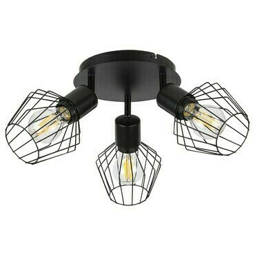 Bodové svítidlo Belano černá E27 3×40W RABALUX 3536