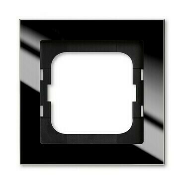 Rámeček jednonásobný ABB Axcent 2CKA001754A4800, černé sklo