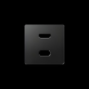 Kryt pro SIMON 82 8201095-038, zásuvku USB+HDMI (v 1.4), grafitová
