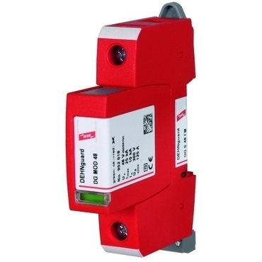 DEHN 952098  Svodič přepětí guard M FM 1-pólový, Uc 48V AC, s modulem dálkové signalizace DEHN DEHN
