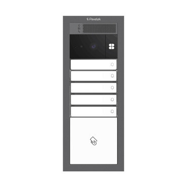 DV SYSTEM: 2 až 5 tlačítek + KAMERA + BOD Lite: čtečka RFID čipů MIFARE 13,56MHz (1M+1M) - Do zdi