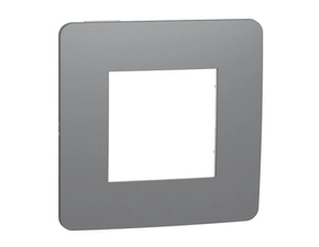 SCHN NU280221 Unica Studio Color - Krycí rámeček jednonásobný, Dark Grey/Bílý