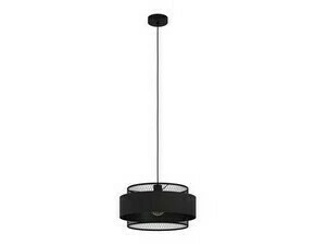 Svítidlo závěsné EGLO HL 1 E27 SCHWARZ BAZELY