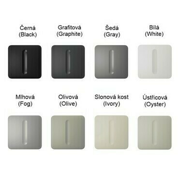 AJAX AJAX98611 AJAX SoloButton (Dimmer) - Samostatné stmívatelné tlačítko pro LightSwitch, slonovino