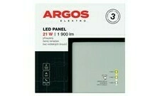 ARGOS LED panel přisazený, čtverec 21W 1900LM IP20 CCT - Černá