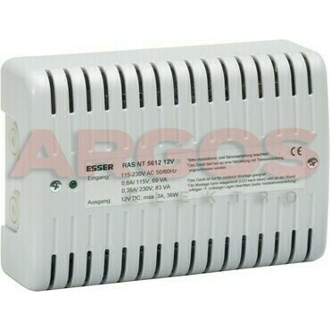 ESSER PSU-12 Síťový adaptér pro testovací lampy Fire Sentry, 110-240VAC