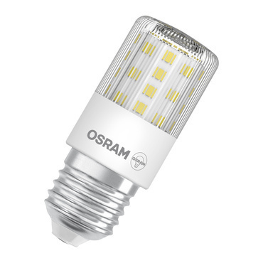 LED žárovka OSRAM LEDTSLIM60D 7W/827 230V E27 FS1, čiřá, stmívatelná