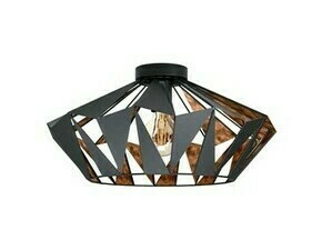 Svítidlo stropní EGLO DL 1 E27 SCHWARZ KUPFER CARLTON 6