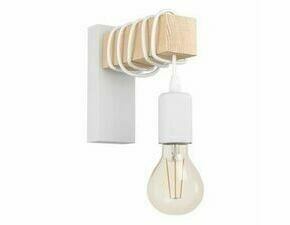 EGLO WL/1 E27 WEISS/HOLZ 'TOWNSHEND'