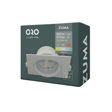 LED svítidlo vestavné LED POL ORO ZUMA LED S 9W CCT-W