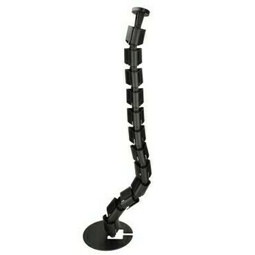 Organizér kabelový, délka 910 mm, O 40 mm, šedá grafitová