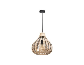 Svítidlo závěsné RABALUX 7604 ZAHARA přírodní E27 1x MAX 40W