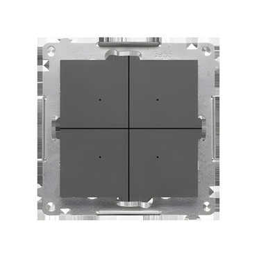 Ovladač tlačítkový SIMON GO TENB1W.01/116, bateriový pro ovl. GO, Control B, Wi-Fi, grafit mat