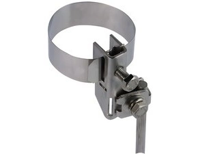 DEHN 540103  Uzemňovací svorka na potrubí D 27-89mm, nerez f. Rd 10mm o. 2x Rd 6-8mm bzw. 4-25mm DEH DEHN