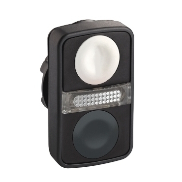 SCHN ZB5AW7A1720 Ovládací hlavice dvoutlačítková se signálkou