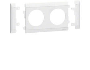 HAG G35009010 Přístrojový rámeček pro dvojzásuvku, bílá