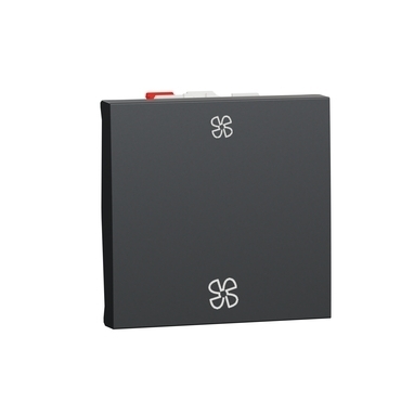 SCHN NU320354VMC Unica - Přepínač střídavý pro ventilátor, Antracit