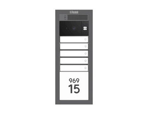 DV SYSTEM: 2 až 5 tlačítek + KAMERA a textové pole (3M) - Do zdi