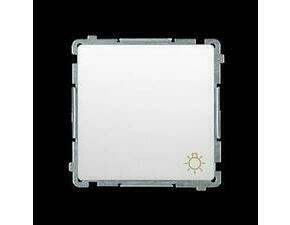 Ovladač zapínací SIMON BMS1A.01/11, řazení 1/0, 16 A/250 V~, šroubové svorky, bílá