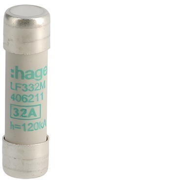 HAG LF332M Pojistka válcová, velikost 10x38, 32A aM, 400V AC