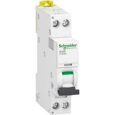 SCHN A9P54604 Jistič Acti9 iC40N 1P+N 4A C 6kA RP 0,13kč/ks