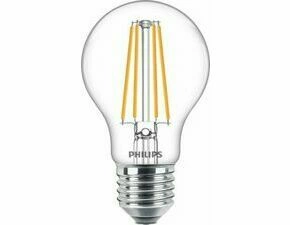 LED žárovka Philips CorePro Bulb ND 8.5-75W E27 A60 827 CL G, nestmívatelná, čirá