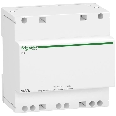 SCHN A9A15218 Bezpečnostní transformátor TR 16VA 230V/12-24V RP 1,2kč/ks