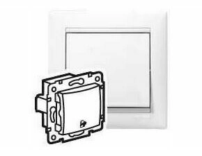 LEG 774216 VA BÍLÁ TLAČÍTKO PIKT. ZVONEK