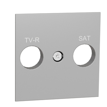 SCHN NU944130 Unica - Centrální deska pro TV-R/SAT zásuvku, Aluminium