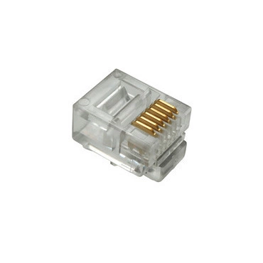Konektor datový SOLARIX KRJ12, CAT3, UTP, RJ12, na plochý kabel, licna