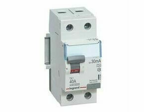 Chránič dvoupolový LEGRAND 411560 TX3 CHRÁN. 2P 40A 30MA A
