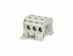 EL 1006024 Svorka univerzální RKA 50 1/6 L G, 150A, 1pól. (6x vstup), AL/CU, šedá, na DIN/na panel (