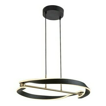 Závěsné svítidlo Adalind černá/zlatá LED 40W RABALUX 72149